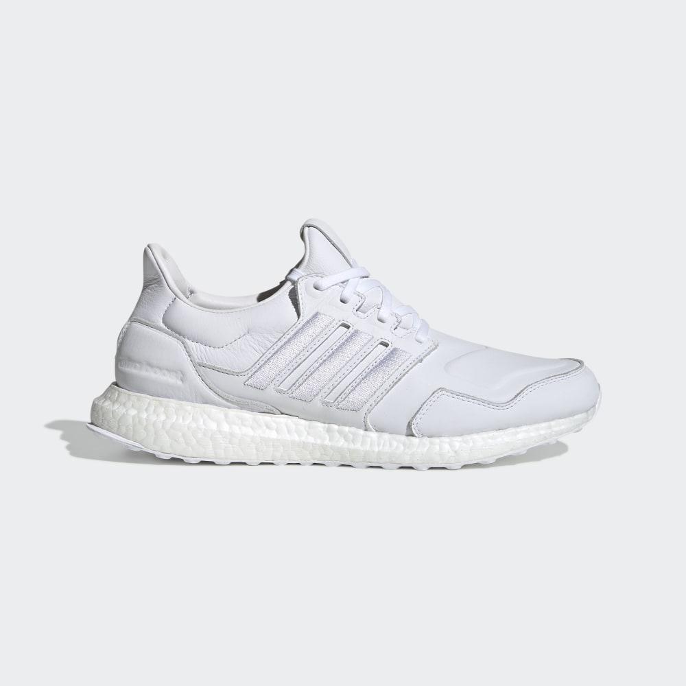 Adidas Men's Ultraboost Leather Running Shoes White Ireland EF1355